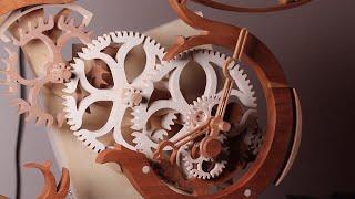 Wooden clock