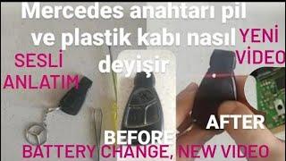 MERCEDES ANAHTAR PİLİ NASIL DEĞİŞİRMERCEDES ANAHTAR PİL DEĞİŞİMİHOW TO REPLACE MERCEDES KEY BATERY