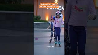 Suka lupa waktu main sepatu roda sampai malam #shots #short #shortsvideo #viralvideo #skating