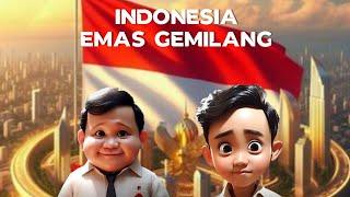 Indonesia Emas Gemilang - Prabowo Gibran #shorts
