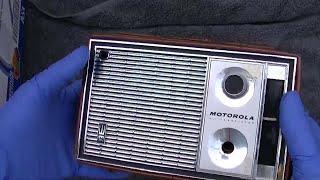 1962 Motorola X31 Ranger AM Transistor Radio Repair and Performance Test