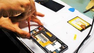 Sony Xperia Z2 D6503 Замена LCD ДИСПЛЕЙ СЕНСОРTouch panel touch screen LCD display тач скрин