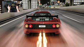 INSANE 7800HP Ferrari F40 - Assetto Corsa  Thrustmaster Wheel Gameplay