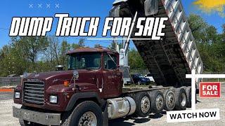 PICKING UP MACK RD DUMP TRUCK AFTER E7 ENGINE SWAP  KENWORTH W900S FOR SALE  PRE EMISSIONS RULES