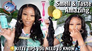 GIRL TALK HOW TO KEEP YOUR KITTY FRESH ALL DAY  FEMININE HYGIENE TIPS  HOW TO SMELL GOOD ALL DAY