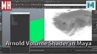 Using the Arnold Volume Shader in Maya 2019