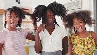 Our Family of 9 Hair Wash Day Using the Same Products Part 2