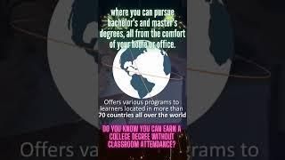 DID YOU KNOW YOU CAN Earn a college degree without classroom attendance? #college #distancelearning