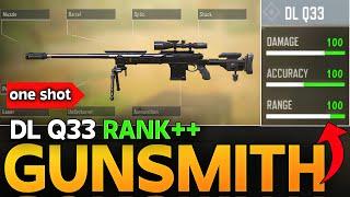 BEST DL Q33 “QUICK SCOPE GUNSMITH IN CALL OF DUTY MOBILE COD MOBILE DL Q33 INSANE RANK BUILD