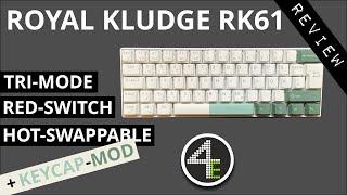 Royal Kludge RK61 Red-Switch Tri-Mode Review  kabelloser Budget Gaming-Keyboard Sieger?