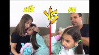 MÃE VS PAI CUIDANDO DE BEBÊS  TIPOS DE BEBÊS 4  - Julia Moraes