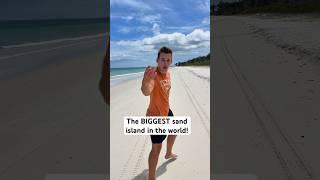 The BIGGEST sand island in the world 