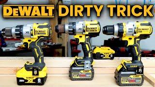 DeWALT Tools DIRTY Marketing Tactics FLEXVOLT Advantage AND Power Detect Hammer Drills