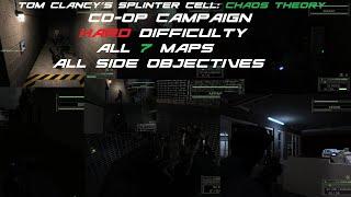 Tom Clancy’s Splinter Cell Chaos Theory coop - Hard All Side Objectives - No Commentary
