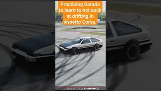 Donut Practice In Assetto Corsa #drifting #racingsim #assettocorsa #fyp