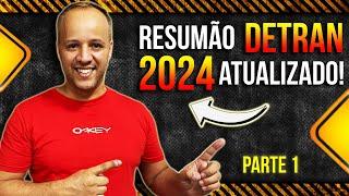 RESUMÃO DETRAN 2024 #provadetran  #detran2024 #simuladodetran2024