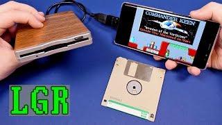 Using a Floppy Disk Drive on a Smartphone