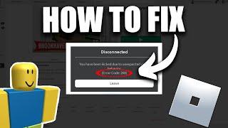 Fix Roblox Error 268  Roblox Error Code 268 Solution Step-by-Step Fix