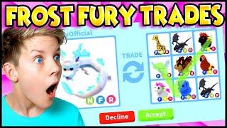 Trading The FROST FURY FOR DREAM PETS Roblox Adopt Me Trading Prezley