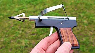 Amazing Сompact Homemade Crossbow Gun
