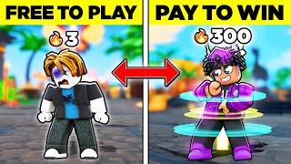 PAY TO WIN Vs. FREE TO PLAY Accounts...Roblox BedWars