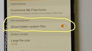 How to View Hidden Files and Folders in Android