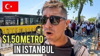 I rode the $1.50 Istanbul metro system 