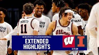Wisconsin vs. Illinois College Basketball Extended Highlights I Big Ten Championship I CBS Sports