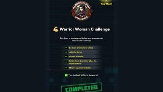 How to Complete Bitlifes Warrior Woman Challenge