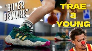 Adidas Trae Young 3 Performance Review  Testing Trae Young’s NEWEST Hoop Shoe… Clown Shoes