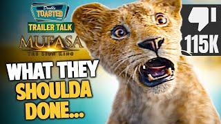 MUFASA THE LION KING TEASER TRAILER REACTION  Double Toasted