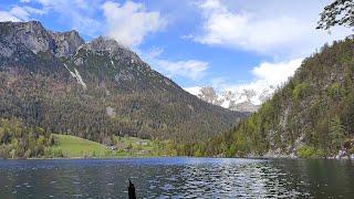 Hintersteinersee Mountain Lake Tirol Austria • ASMR Virtual Walking Tour in 4K