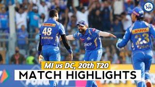 MI vs DC 20th IPL 2024 Match Highlights  mi vs dc ipl highlights  ipl 2024 highlights today