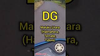 Daftar Plat Nomor Kendaraan TNKB Area Maluku & Papua