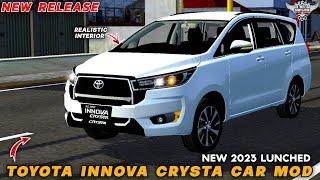 NEW TOYOTA INNOVA CRYSTA 2023 CAR MOD FOR BUS SIMULATOR INDONESIA  BUSSID FREE MOD