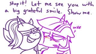 MLP Comic Dub Adorkable Twilight in Grateful comedy