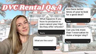 DVC Rental Q&A  Renting Disney Vacation Club Points 2023