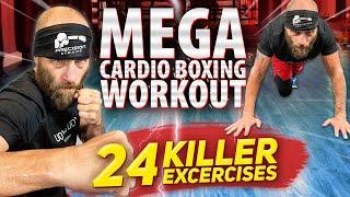 Mega Cardio Boxing Workout  I barely completed these three sets
