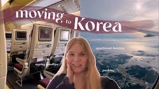 moving to Korea by myself ️ packing up my life and finding an apartment