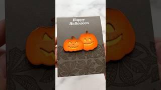 EASY Halloween Card Made In SECONDS ASMR Crafting #asmr #asmrsounds #craft