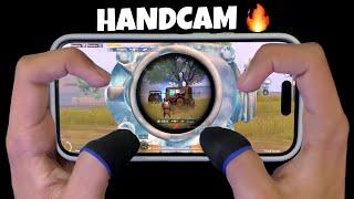 Best HANDCAM 4 Finger + Gyroscope  iPhone 14 Pro ️ PUBG Mobile