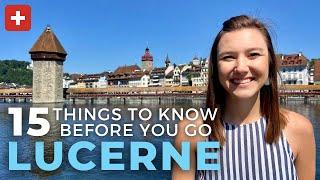 LUCERNE SWITZERLAND 15 Things To Know Before You Visit Lucerne