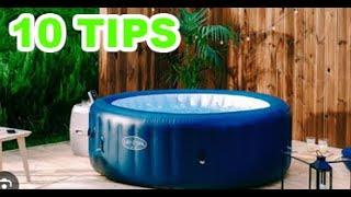 Top 10 tips to reduce energy when using inflatable hot tubs