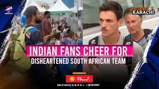 Indian fans cheer for disheartened South African team after losing final against India  IND vs SA