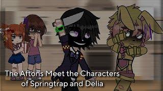 The Aftons Meet Springtrap and Delia Comic CharactersIn EnglishAU