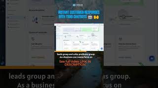  Instant Customer Responses with Tidio Chatbots  #shorts