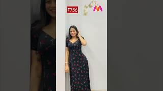 Myntra Maxi Dresses Haul from Myntra in Budget Long Floral Dresses for Summers #myntrahaul #myntra