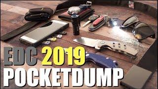 Pocket Dump EDC 2019 My Everyday Carry Gear