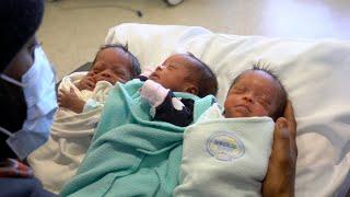 Meet the Triplets Identical Triplet Girls born at University Health