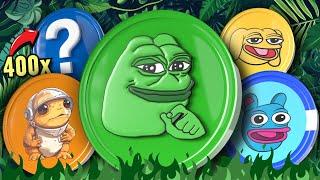 PEPE + Top 4 *BEST* Meme Coins Thatll Make Millionaires